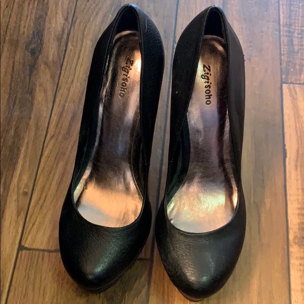 Black high heels